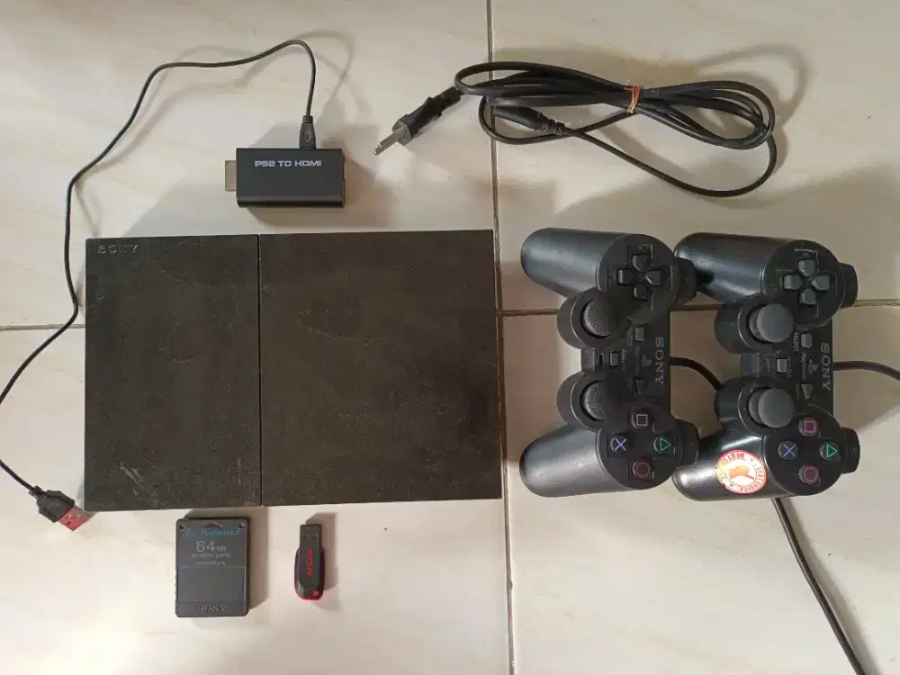 PS 2 slim normal komplit