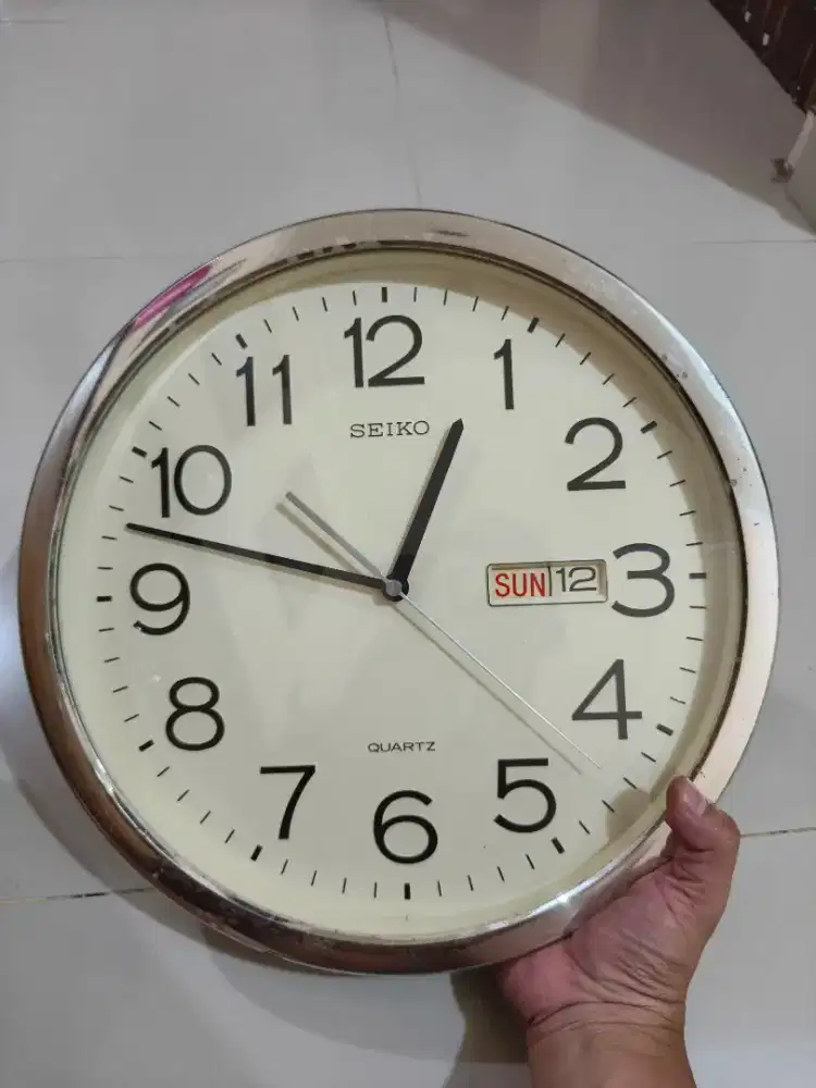 jam dinding seiko japan koleksi rumah dekorasi antik jadul