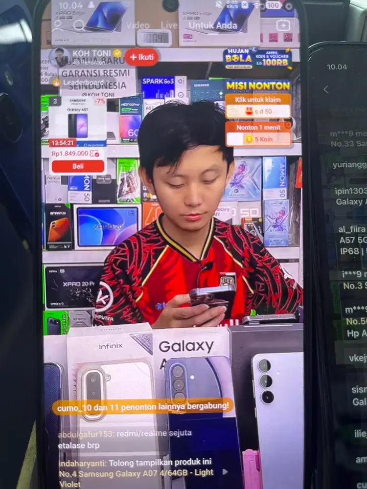 cari host live streaming