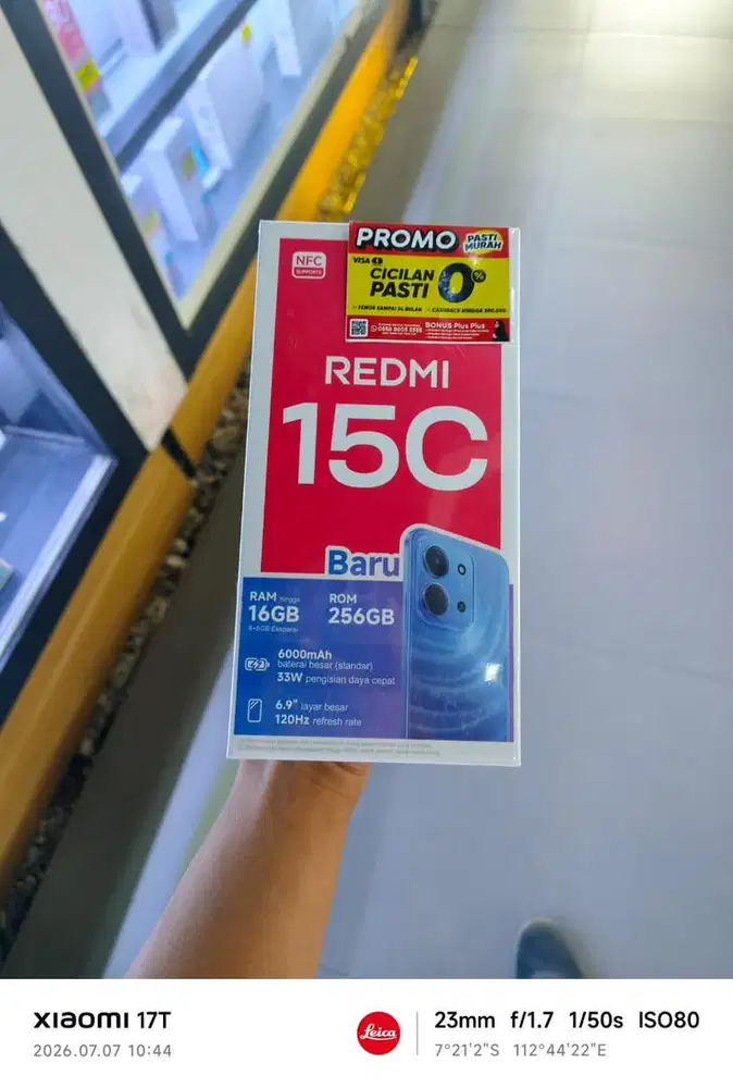 REDMI 15C BERGARANSI RESMI