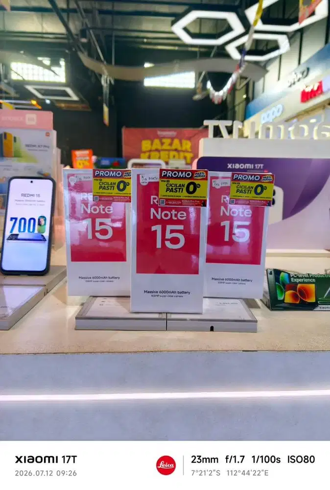 REDMI NOTE 15 HP REKOMENDASI HARGA TERJANGKAU