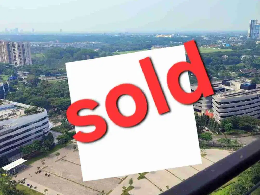 SOLD  ! APARTEMEN SKY HOUSE  VIEW CANTIK TAMAN KOTA BSD