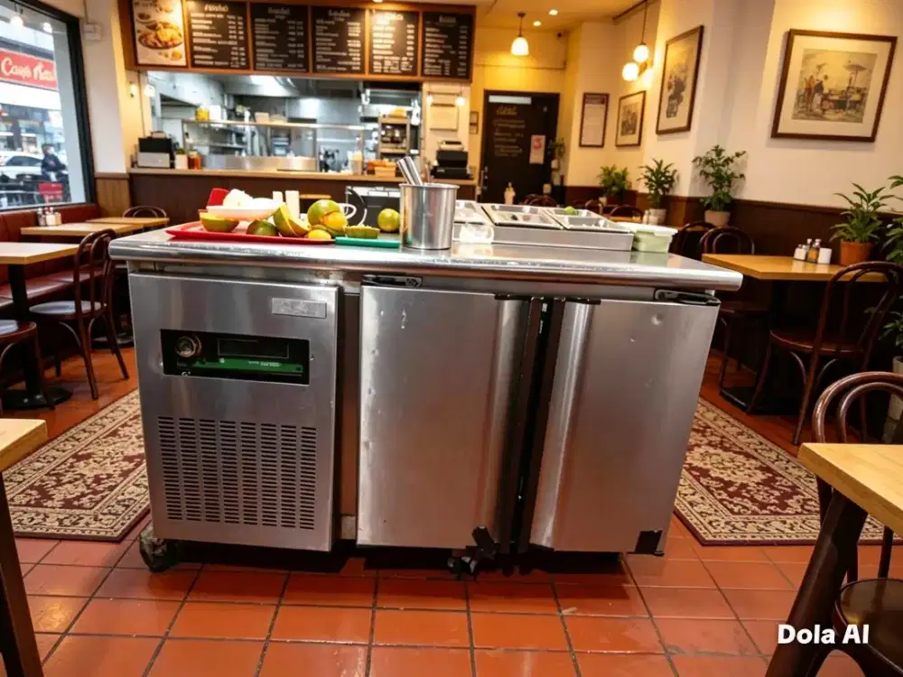 undercounter chiller 2 pintu