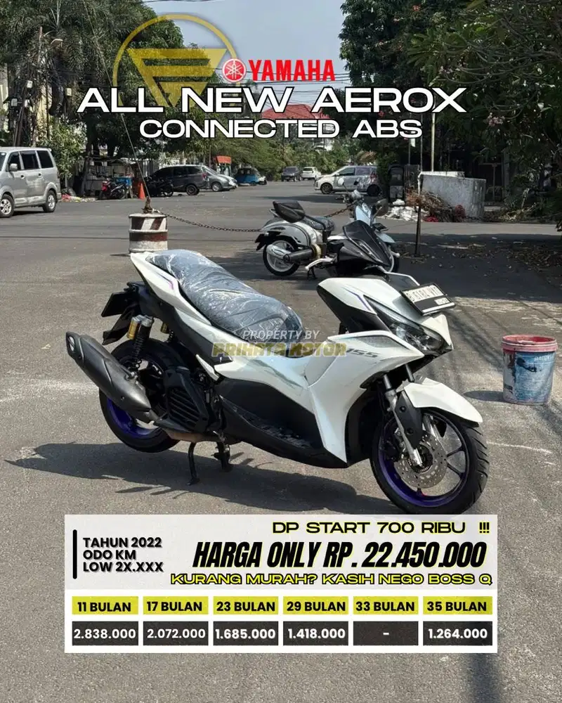 YAMAHA ALL NEW AEROX ABS 2022