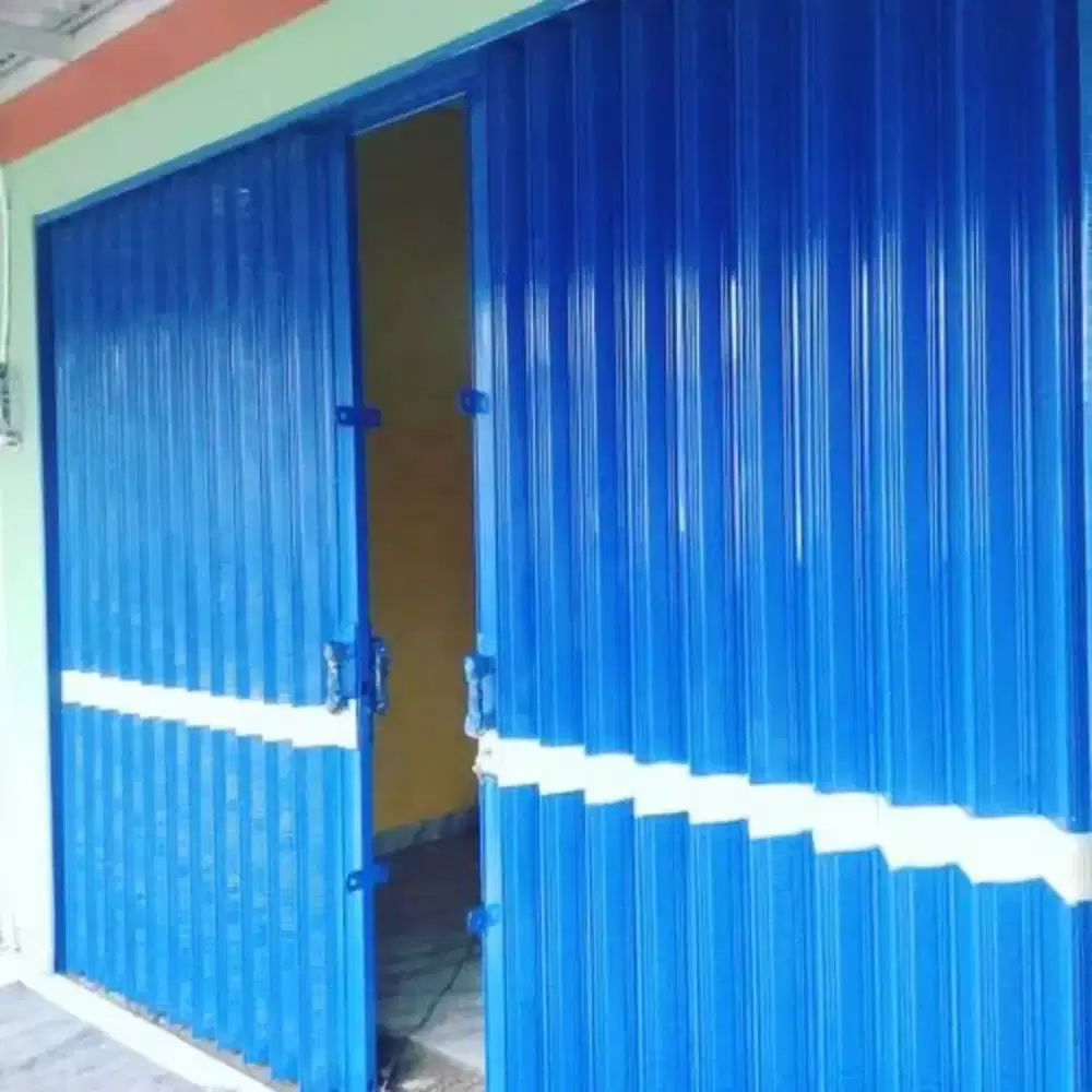 Rolling door folding gate 9