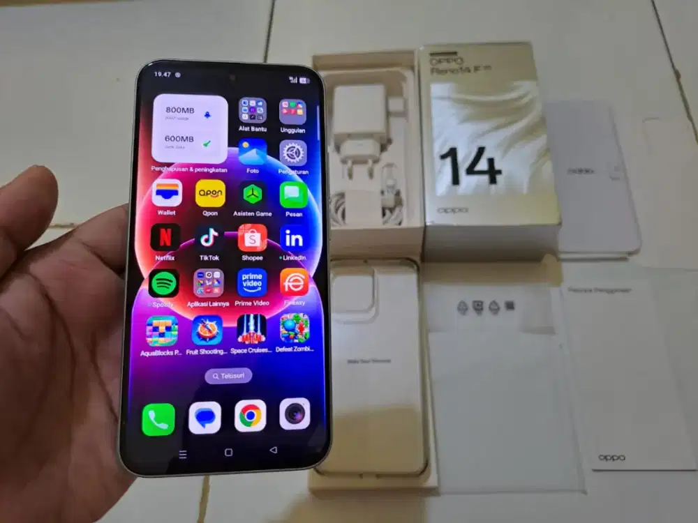 OPPO 14F 5G Ram 8GB + 8GB / 128GB AMOLED 6.57in 6000Mah Snapdragon NFC