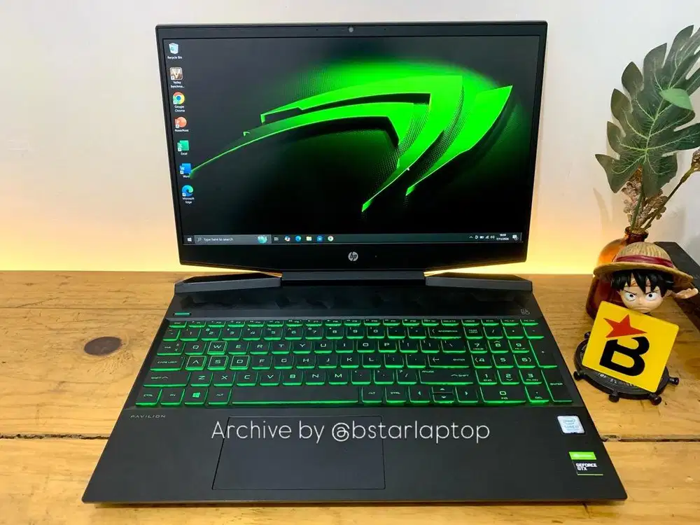 Laptop HP Pavillion Gaming 15 Core i7 RAM 8/256 +1TB HDD GTX 1650 4GB