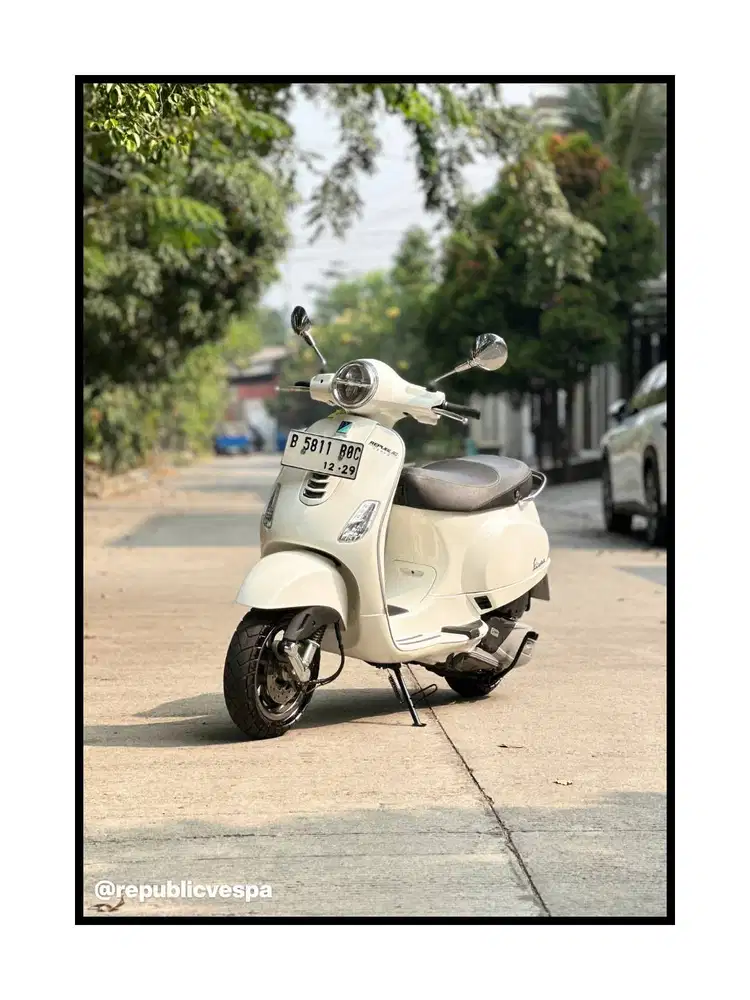 TERMURAH PIAGGIO VESPA LX125 IGET FACELIFT TAHUN 2024 WHITE INNOCENZA