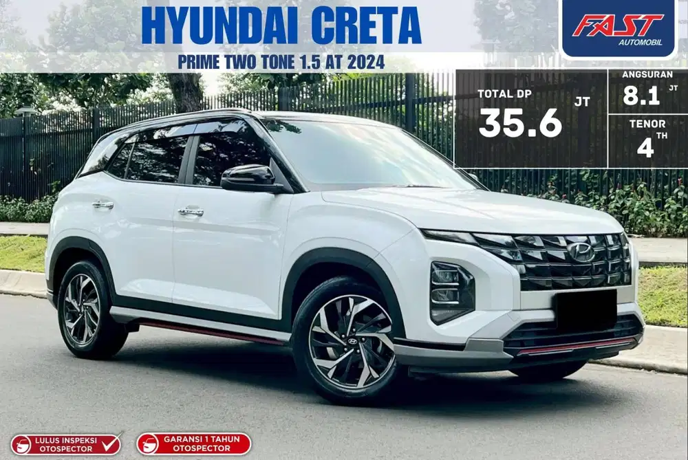 LOW KM.35RB TANGAN PERTAMA PJG PANORAMIC  HYUNDAI CRETA PRIME 2024