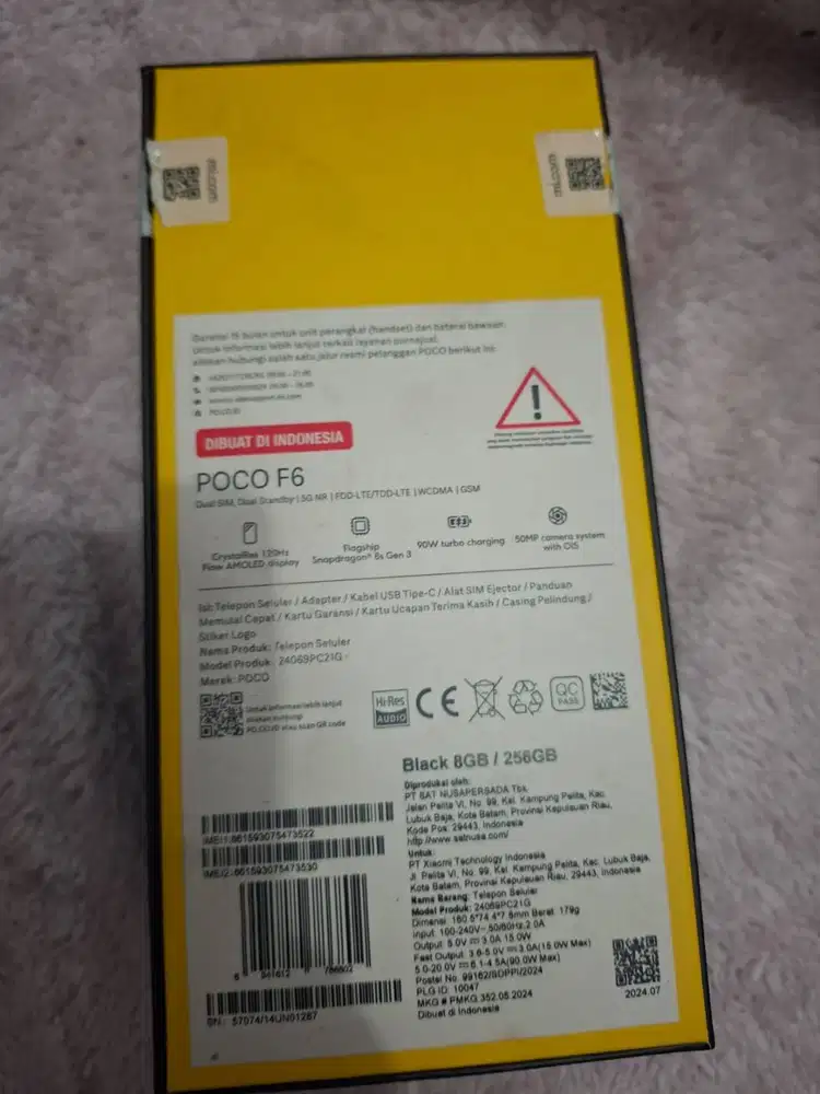 HP POCO F6 BLACK 8/256GB