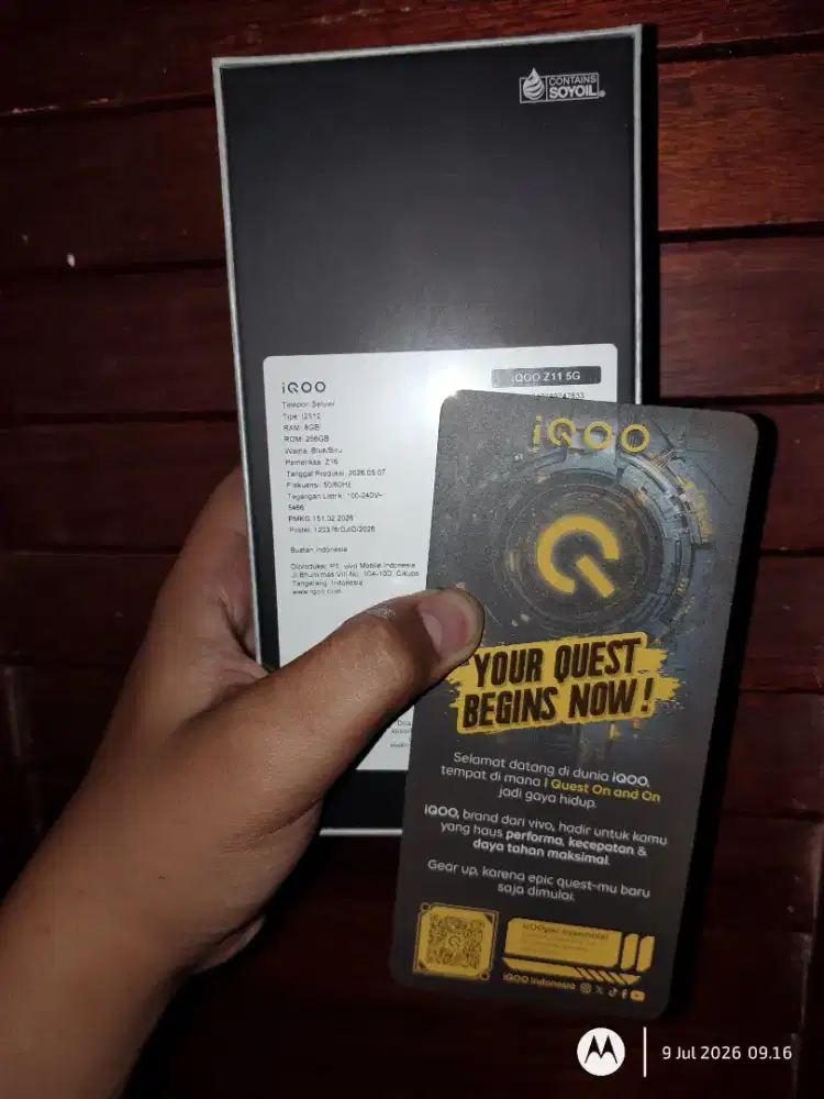 Iqoo Z11 5g 8/256 New Garansi resmi