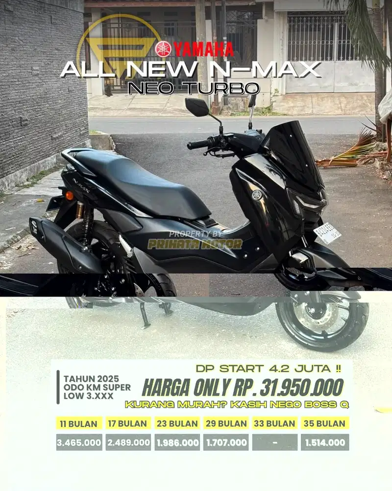 CREDIT DP MULAI 4.2 JUTA !!! YAMAHA ALL NEW NMAX TURBO 2025