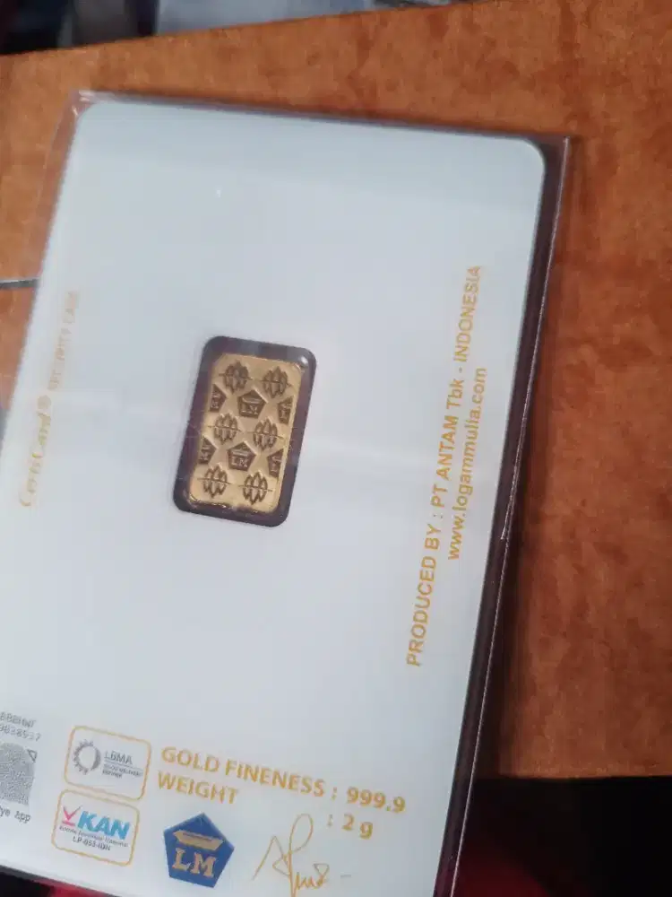 Logam mulia Antam 2026 2gram