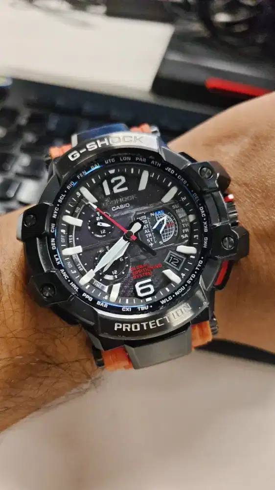 Casio g shock GPW 1000 original lengkap