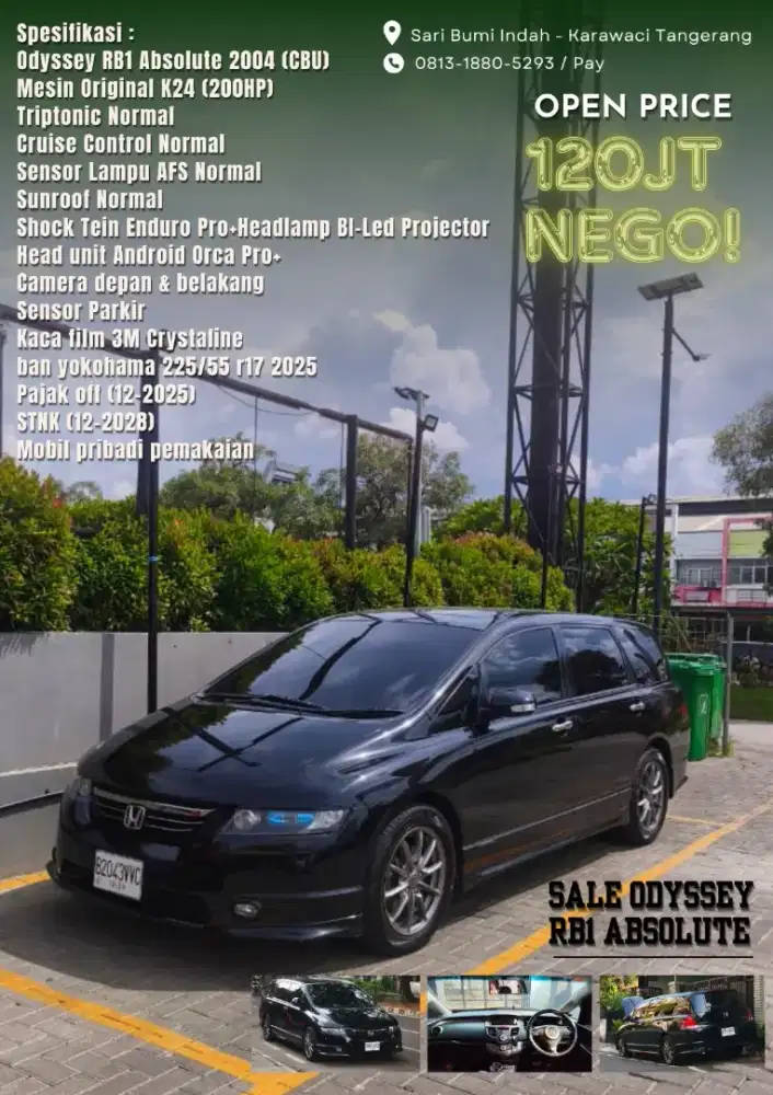 Honda Odyssey 2004 Bensin