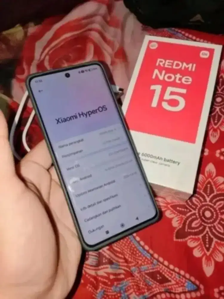REDMI NOTE 15 RAM 8+8/256 GB HITAM