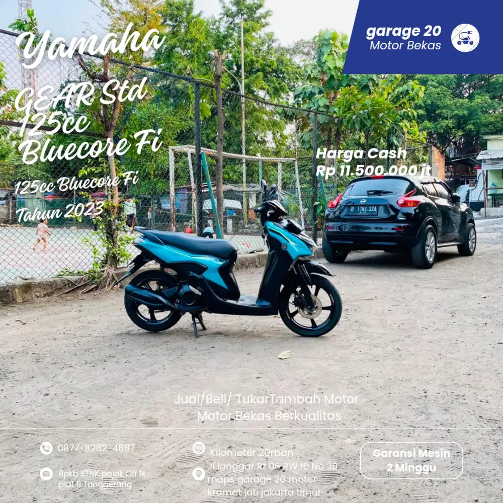 Yamaha Gear Std 125cc Bluecore Fi Tahun 2023 Pajak Off