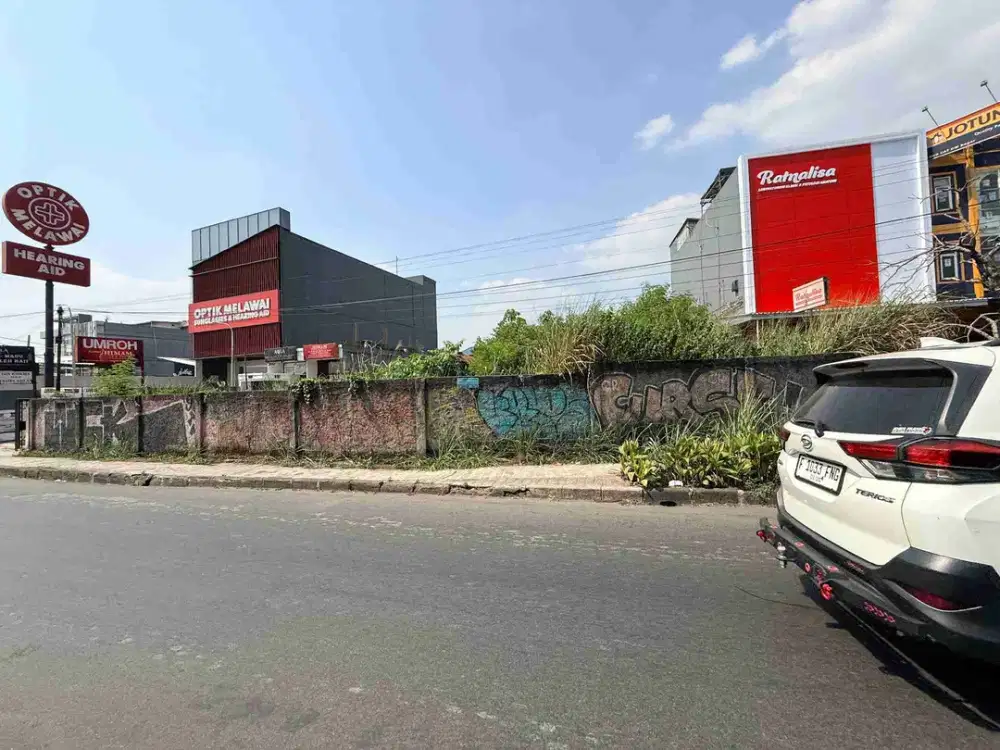 disewakan tanah kosong di jl raya cilendek semplak dekat Mcd mie gacoan