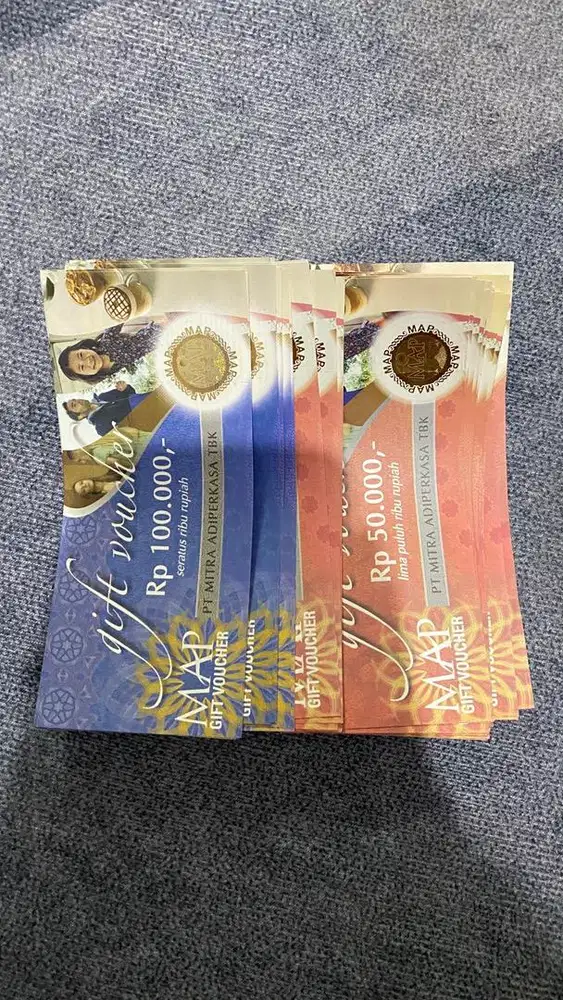 MAP Voucher total 2,9 Juta