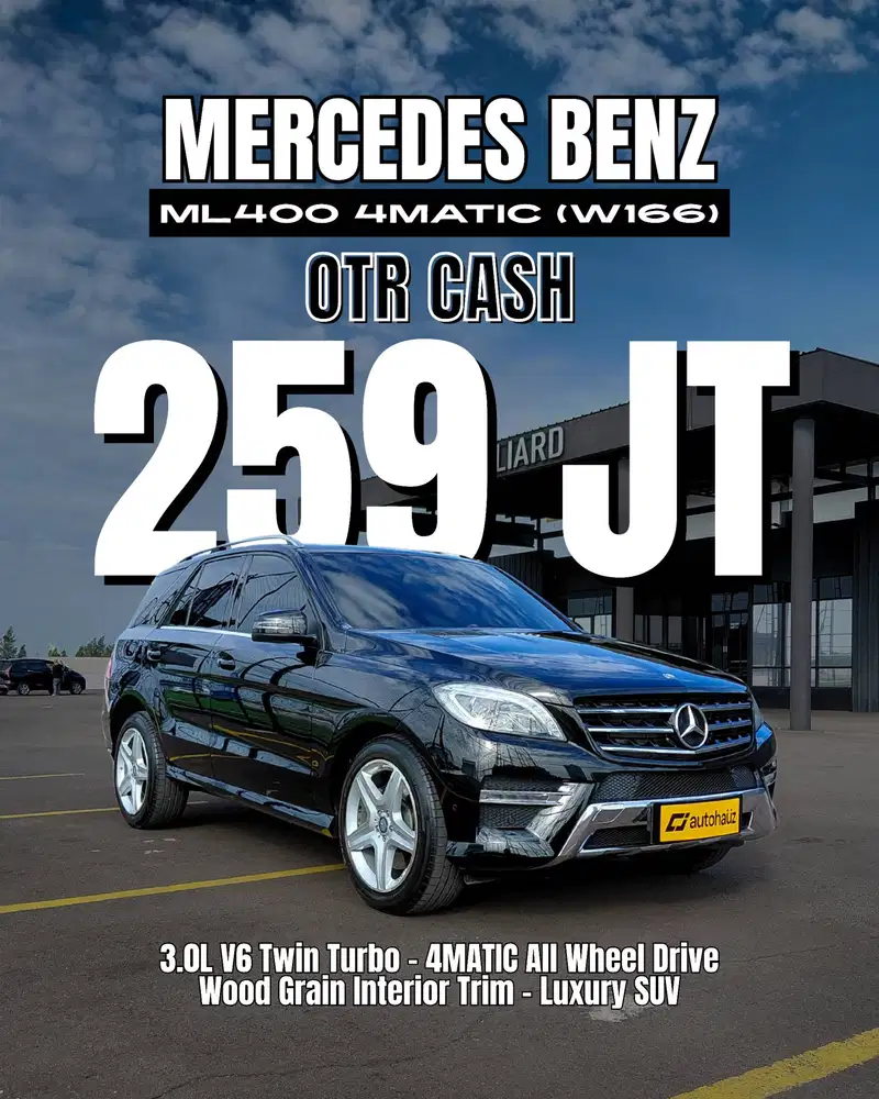[ HARGA CASH ] MERCEDES-BENZ ML400 ML 400 AMG 2014
