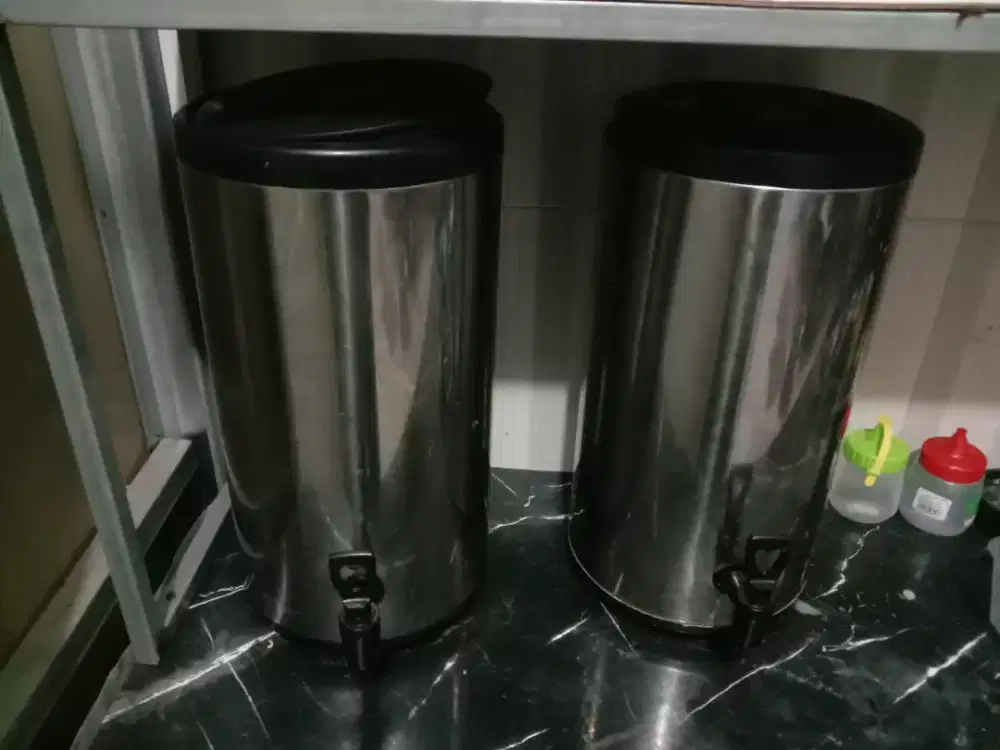 Jual 2 bj dispenser termos minuman panas/dingin kopi /teh/sari buah