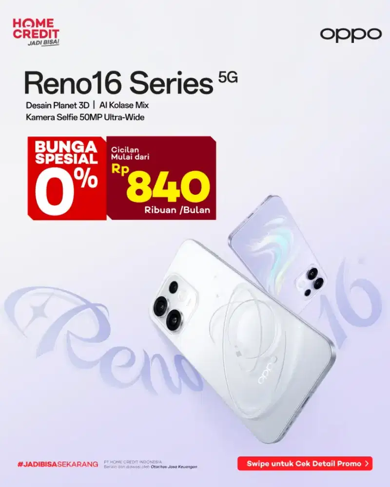PROMO HP OPPO RENO 16 SERIES