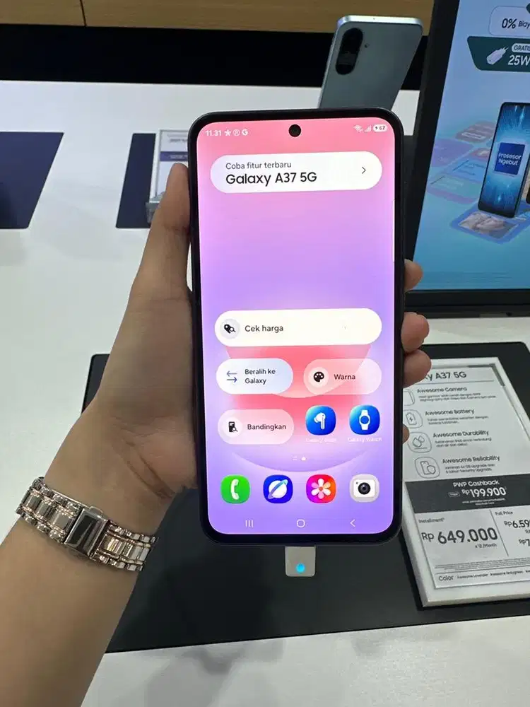 PROMO CASHBACK SAMSUNG GALAXY A37 5G