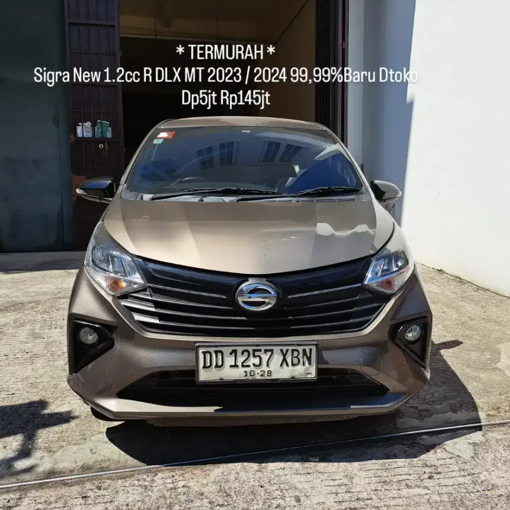 Sigra New 1.2cc R DLX MT 2023 / 2024 99,99%Baru Dtoko Dp5jt Termurah