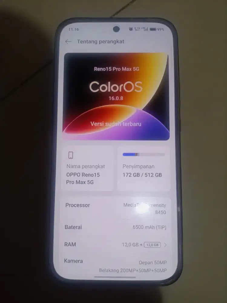 JUAL HP OPPO Reno 15 pro max