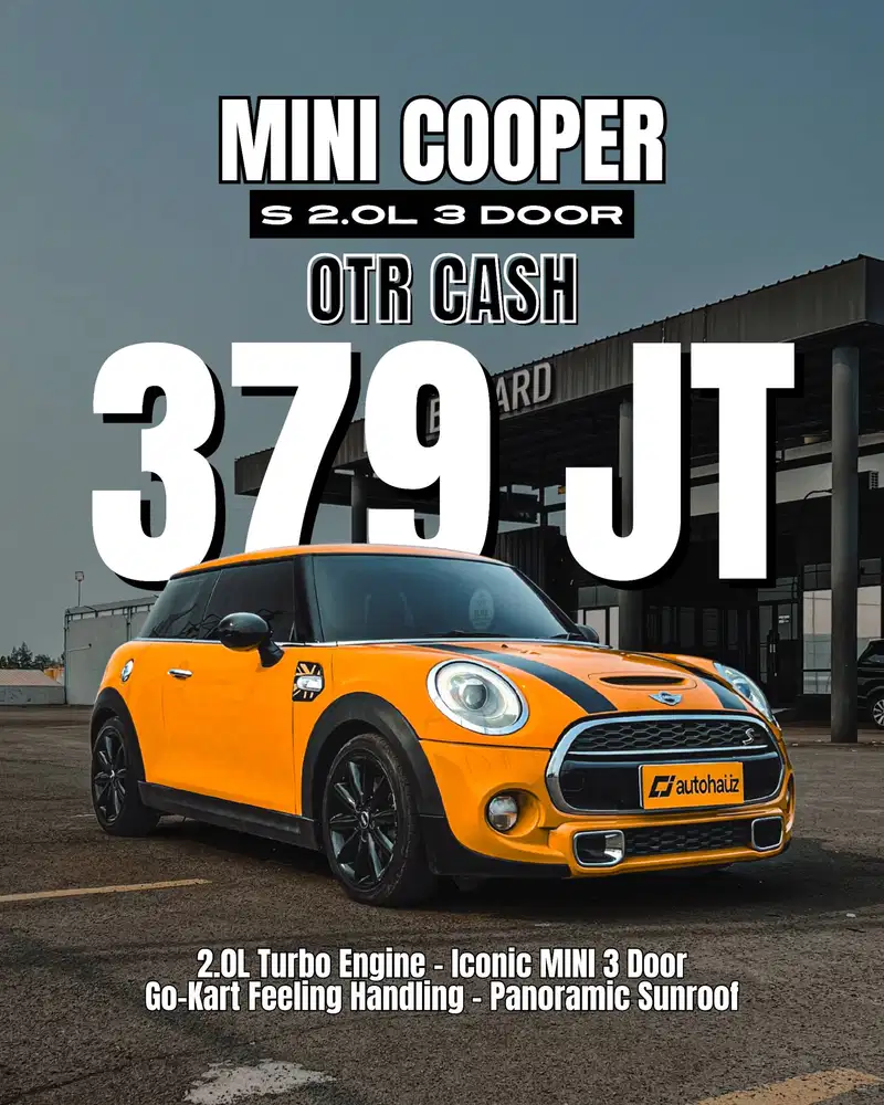 [ HARGA CASH ] MINI COOPER S  2.0 3 DOORS 2014