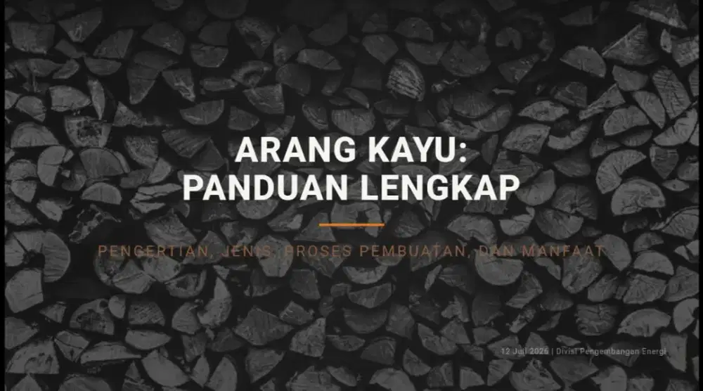 Arang Kayu Cacah Kualitas Bagus