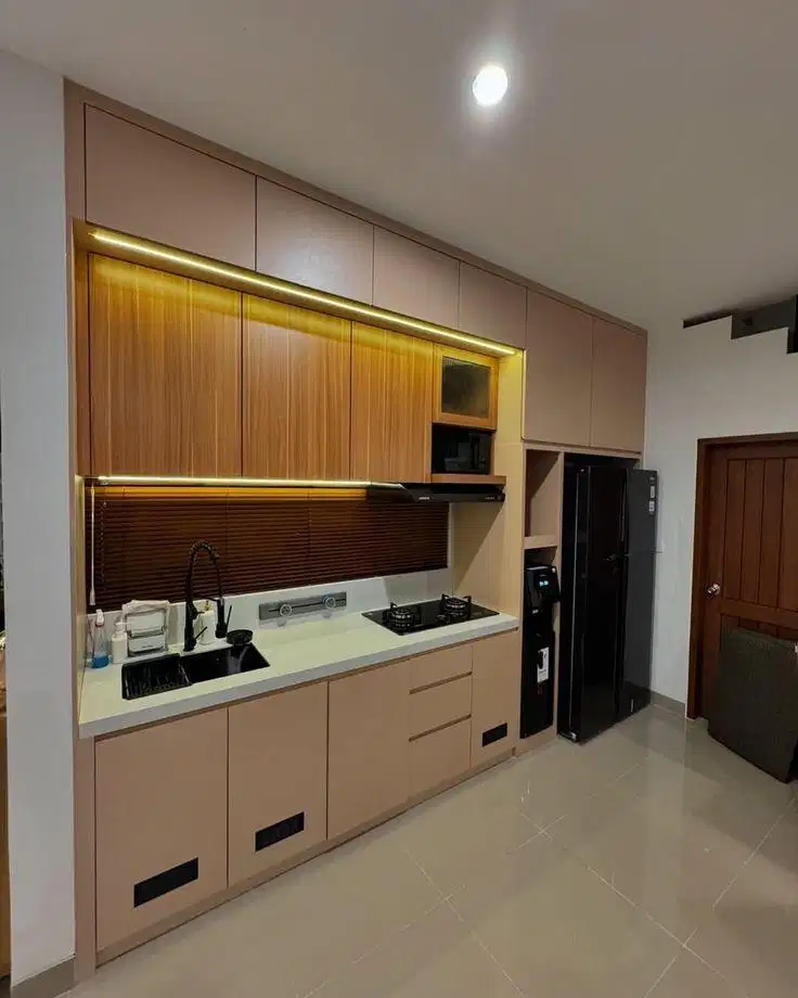 Custom kitchen set minimalis,wardrobe, bedroom set & livingroom set