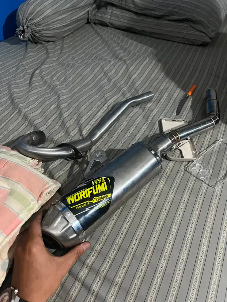 Kenalpot Racing Buat CRF Merek ( NORIFUMI ROCKET 4 )