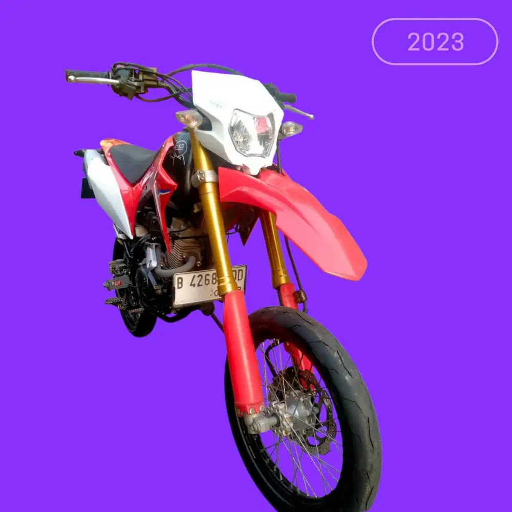 Dp 1.5jt‼️Honda CRF 150 L supermoto (ktp daerah bs kredit) 150L