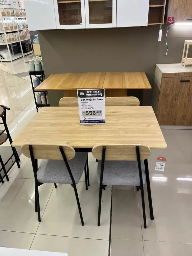 set meja makan liberty