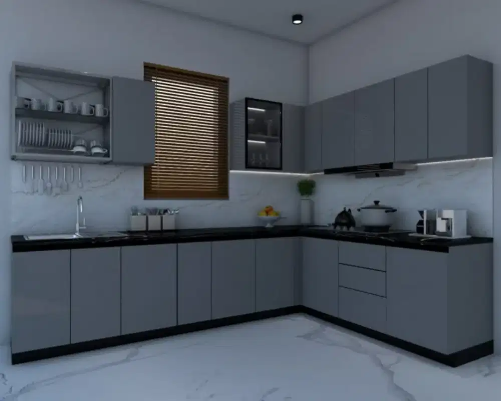 Custom kitchen set minimalis wardrobe bedroom set livingroom room