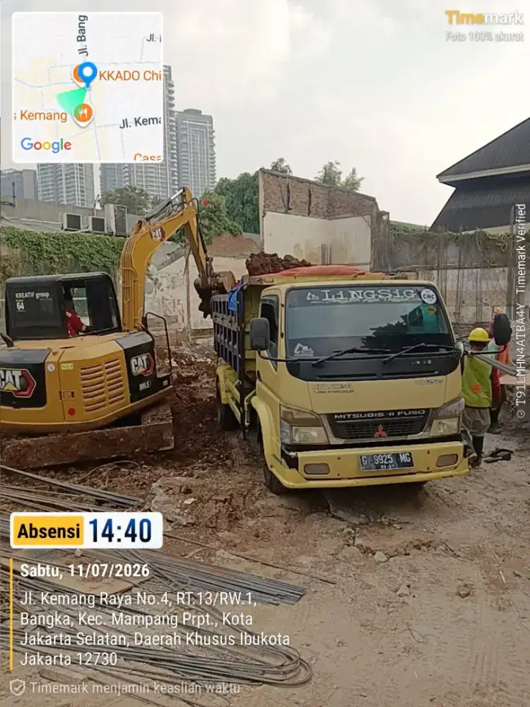 Jasa pengurugan dan galian exchavator