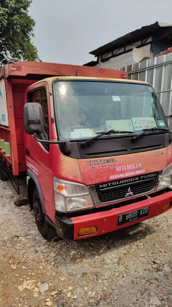 Mitsubishi Canter 110 ps bak besi tinggi tahun 2016 ex elpiji