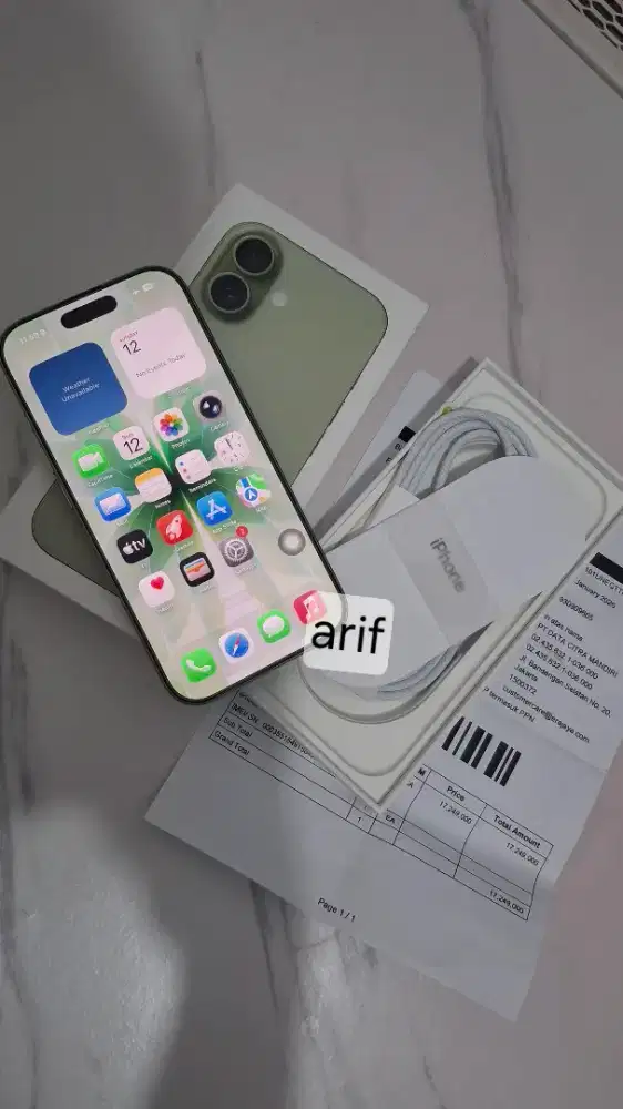 Iphon 17 Sage 256GB ibox