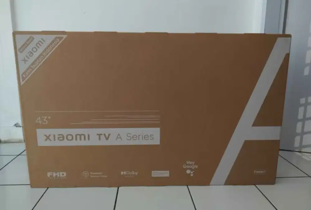 New Xiaomi Google TV 43 A 2025 FHD, barang segel box & garansi resmi.