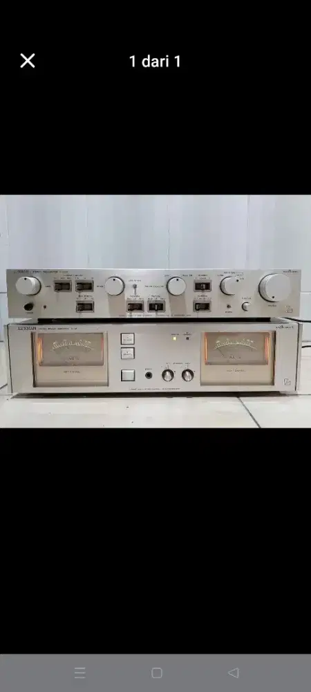 PowerLuxman M02 Pream Luxman C-120A Japan Mulus Normal Luxman M 02
