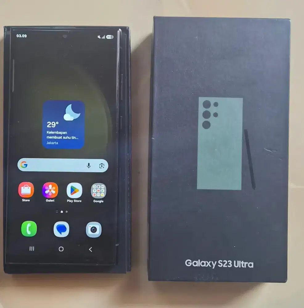 Samsung Galaxy S23 Ultra 12/256gb lengkap