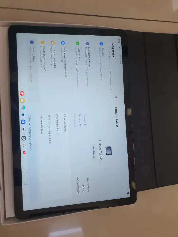 Samsung Galaxy Tab A9 plus wifi ram 4/64gb ex grs resmi Sein istimewa