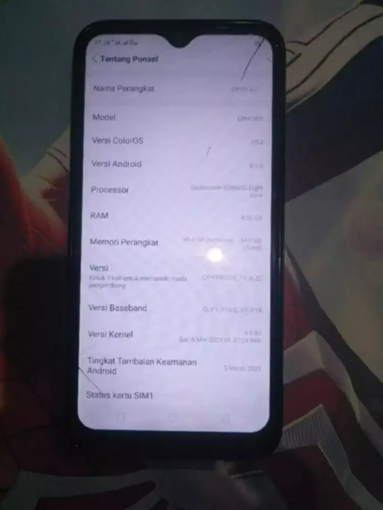 Oppo A7 ram 4gb internal 64gb