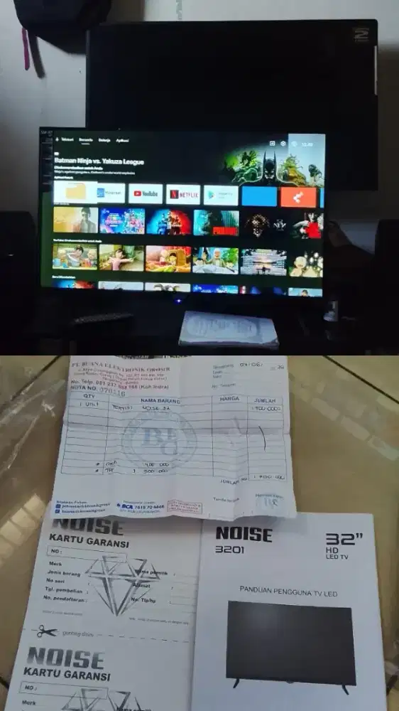 TV Led 32 noise smart tv fullset nota
