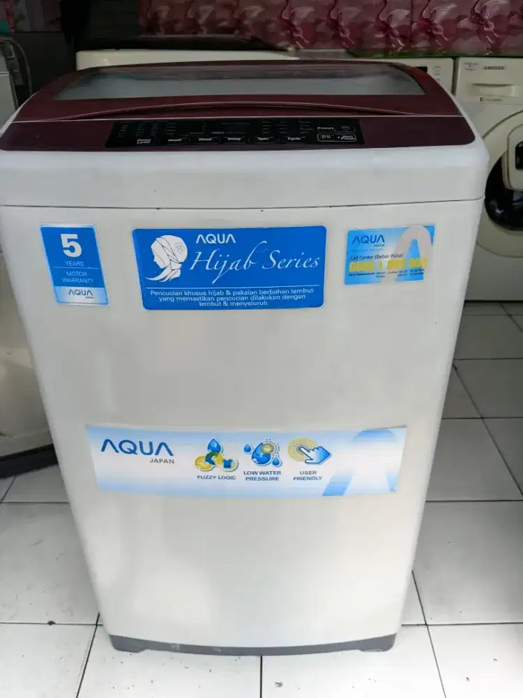 Mesin cuci aqua hijab series 8kg normal siap pakai