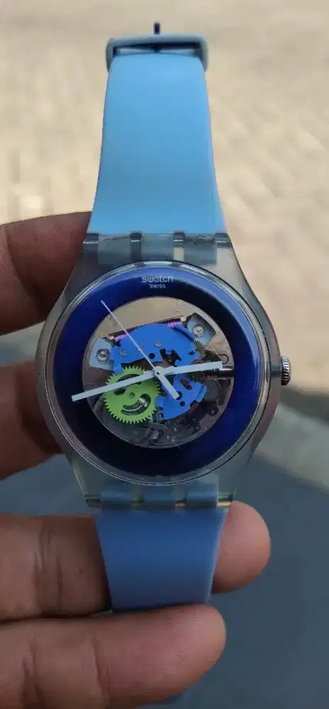 (WAJIB Transaksi Offline)SWATCH NewGent Cool Me SUOS100 LimitedEdition