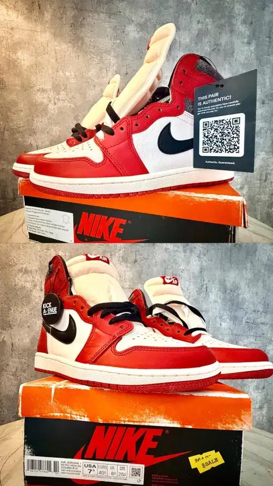 AIR JORDAN 1 Retro High OG Chicago Lost and Found