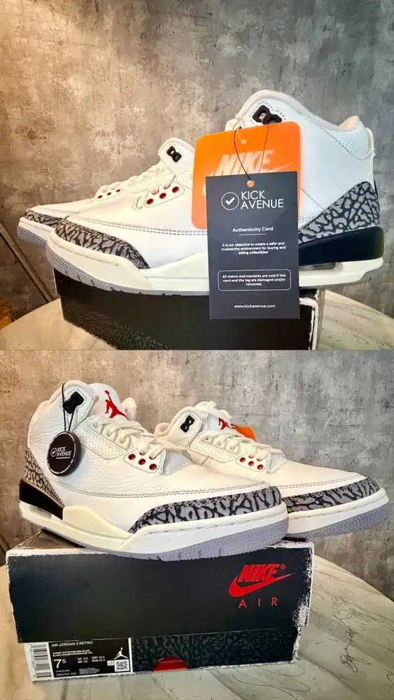 AIR JORDAN 3 RETRO WHITE CEMENT REIMAGINED