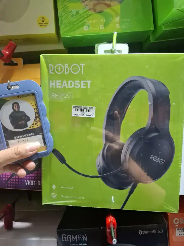 ROBOT WIRED HEADSET RH-P20 | ATLANTIS DAHSYAT